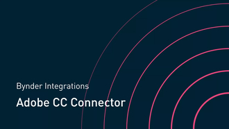 Bynder integrates with Adobe CC Connector